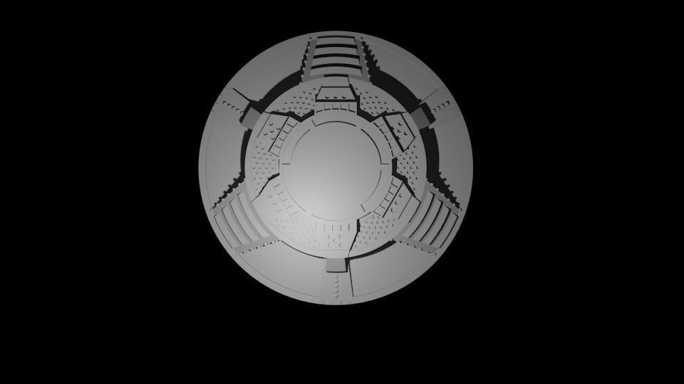 Iron Man Figure Bases 3D print model_4