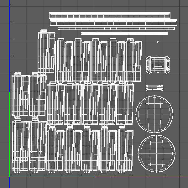 Wooden Bucket 3D model_6