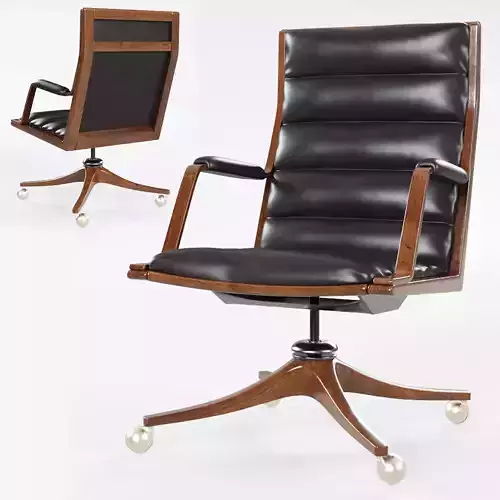 Executive desk chair by Edward Wormley