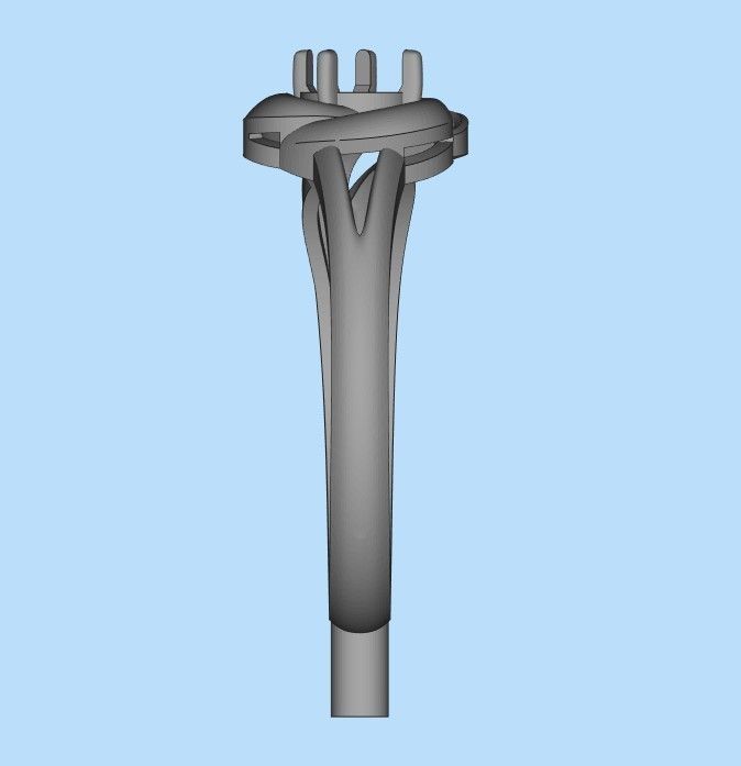 Women Ring sapphire and diamonds 3dm stl 3D print model 3D print model_50