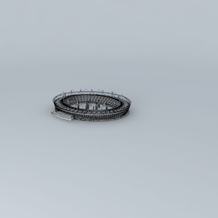 2012 olympic stadium opening ceremony Free 3D model_3