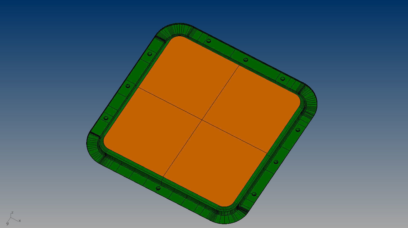 Nurbs Typical Hatch 3D model_7