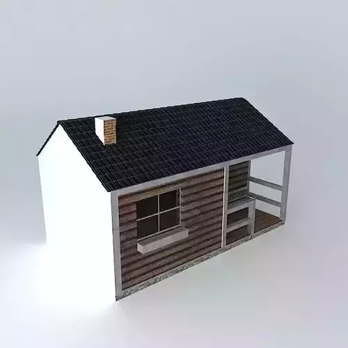 Small wooden house