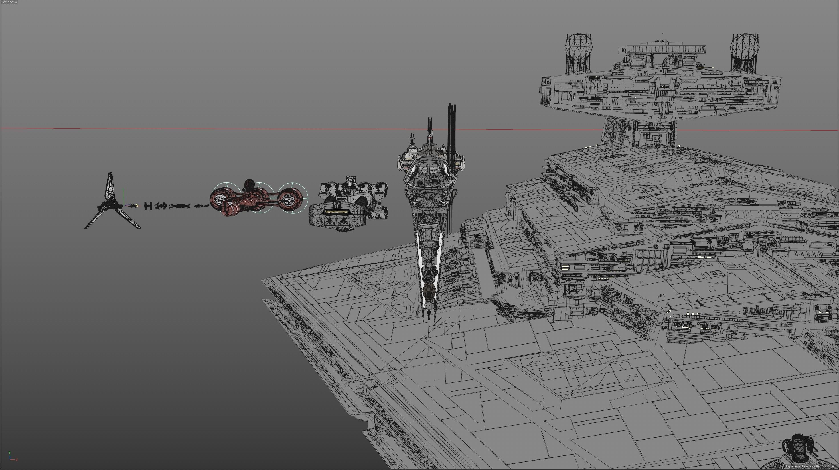 STAR WARS SUPER PACK 10 SHIPS 3D model_9