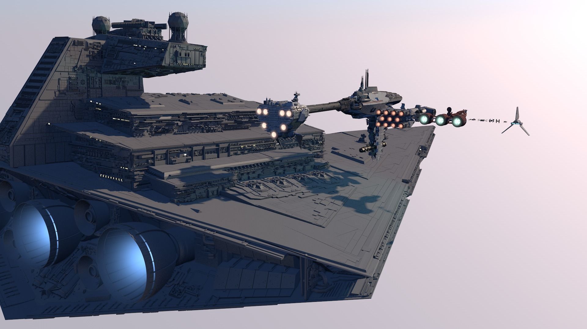 STAR WARS SUPER PACK 10 SHIPS 3D model_6