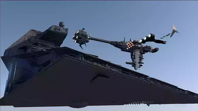 STAR WARS SUPER PACK 10 SHIPS 3D model