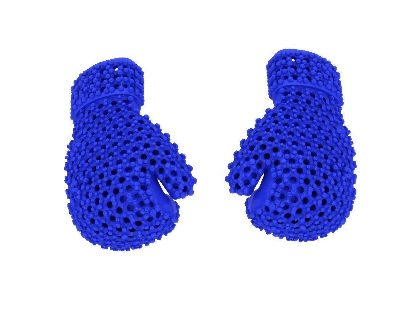Diamond Boxing Gloves 3D print model_2