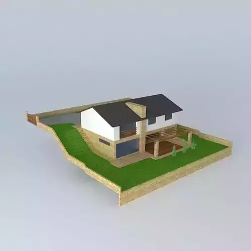 House of brko Free 3D model