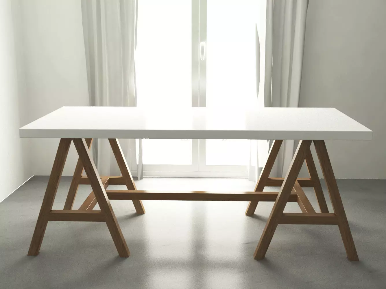 office - table Free 3D model