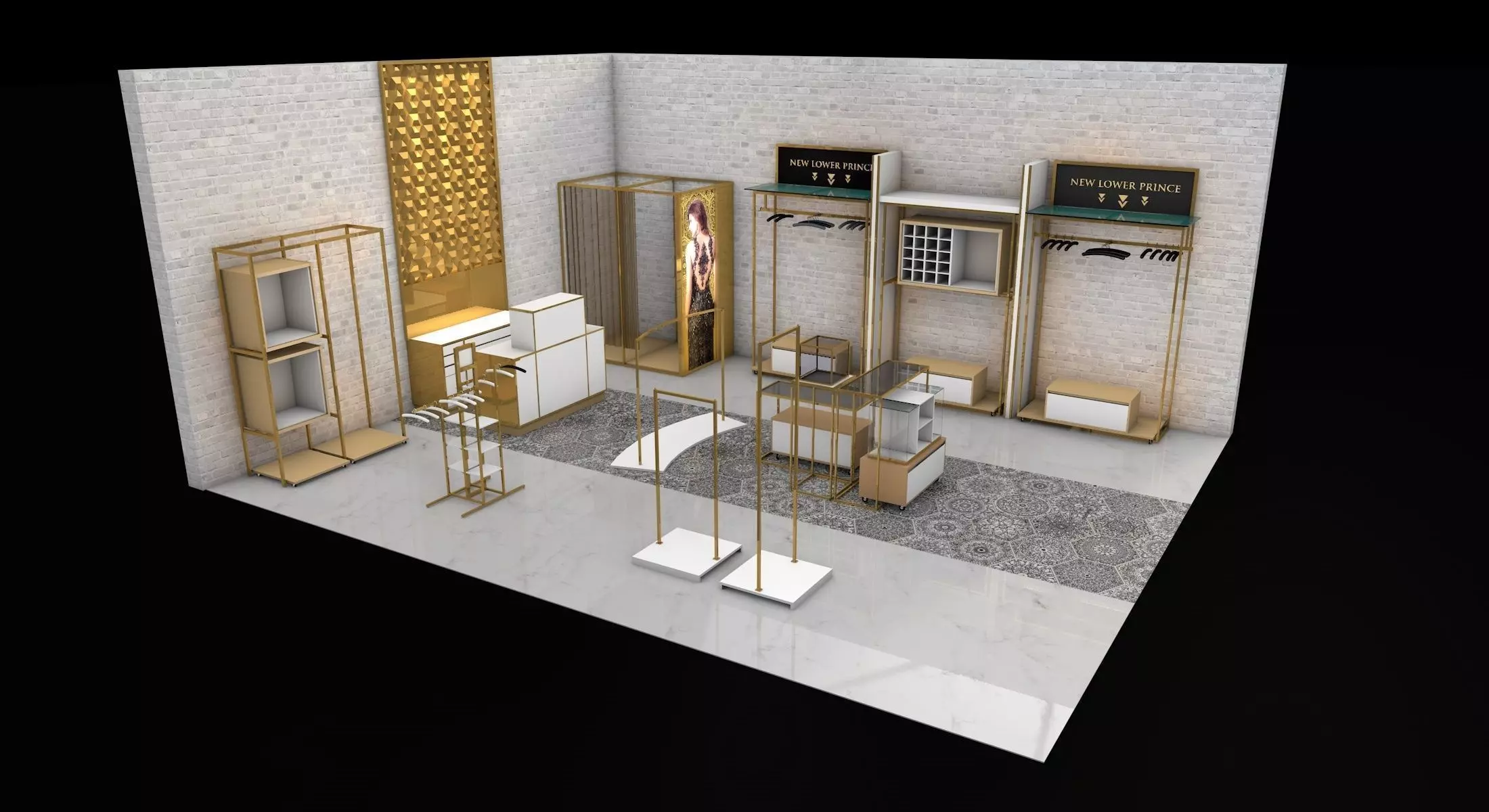 Fashion retail store  3D model_0