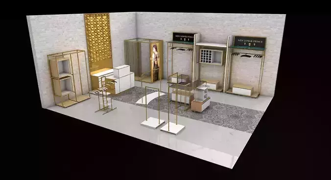 Fashion retail store  3D model