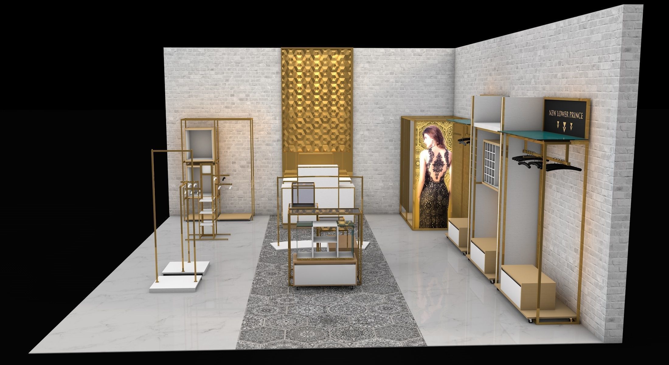 Fashion retail store  3D model_2