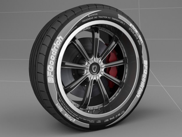 Wheel concept 1 3D model_3