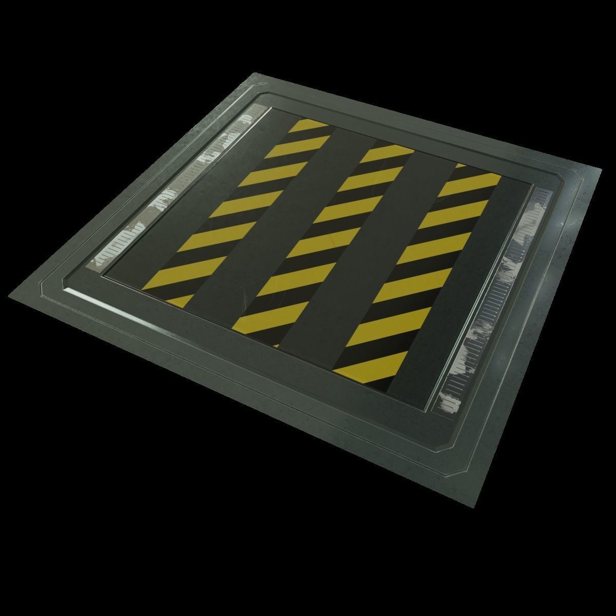 Futuristic Spaceship Interior Tileable Texture Pack PBR Texture_8