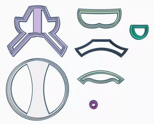 Toy Story Cookie Cutter Set 3D print model