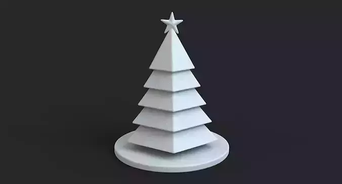 Printable Christmas Tree 01 3D print model