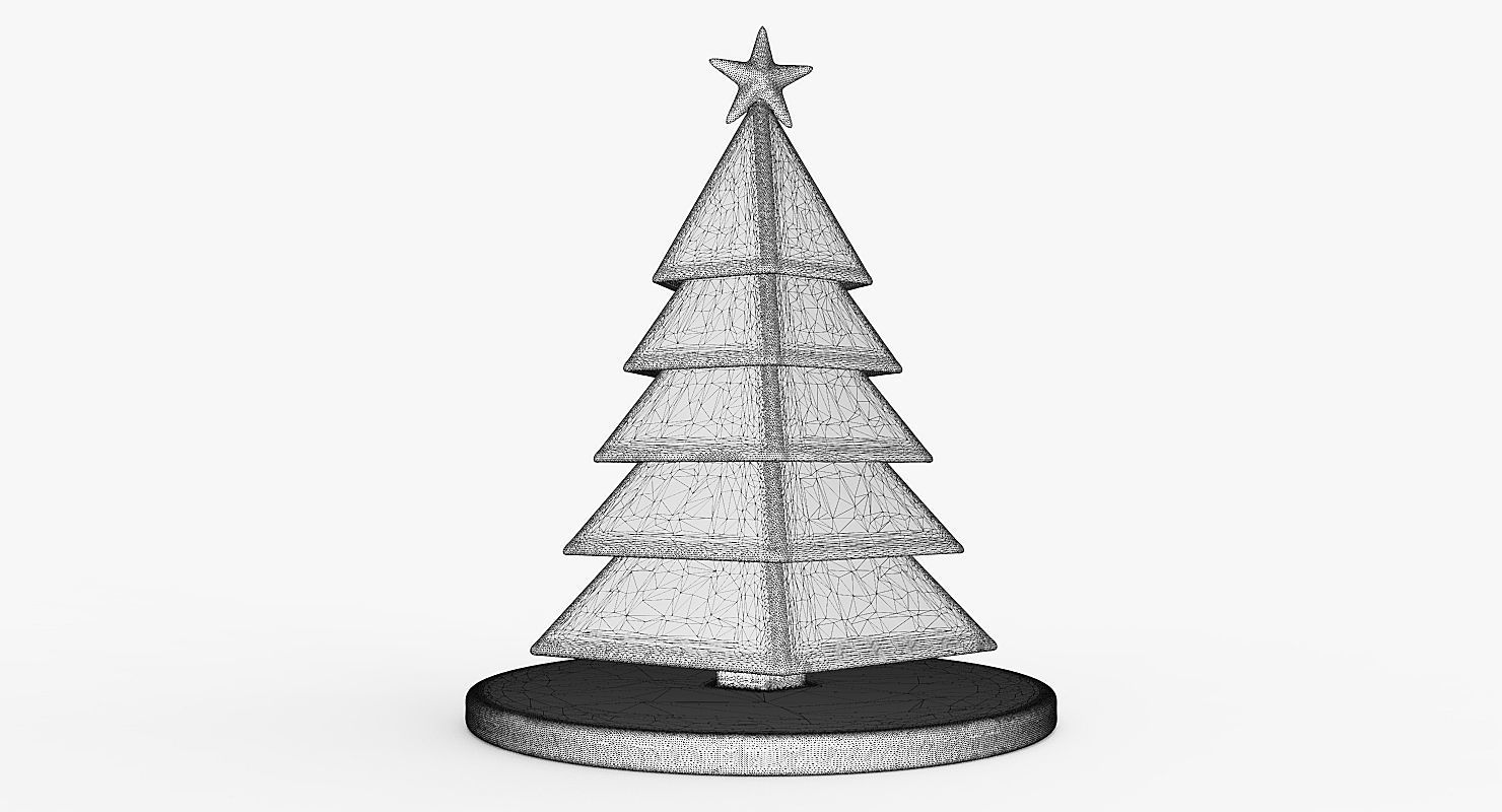 Printable Christmas Tree 01 3D print model_8