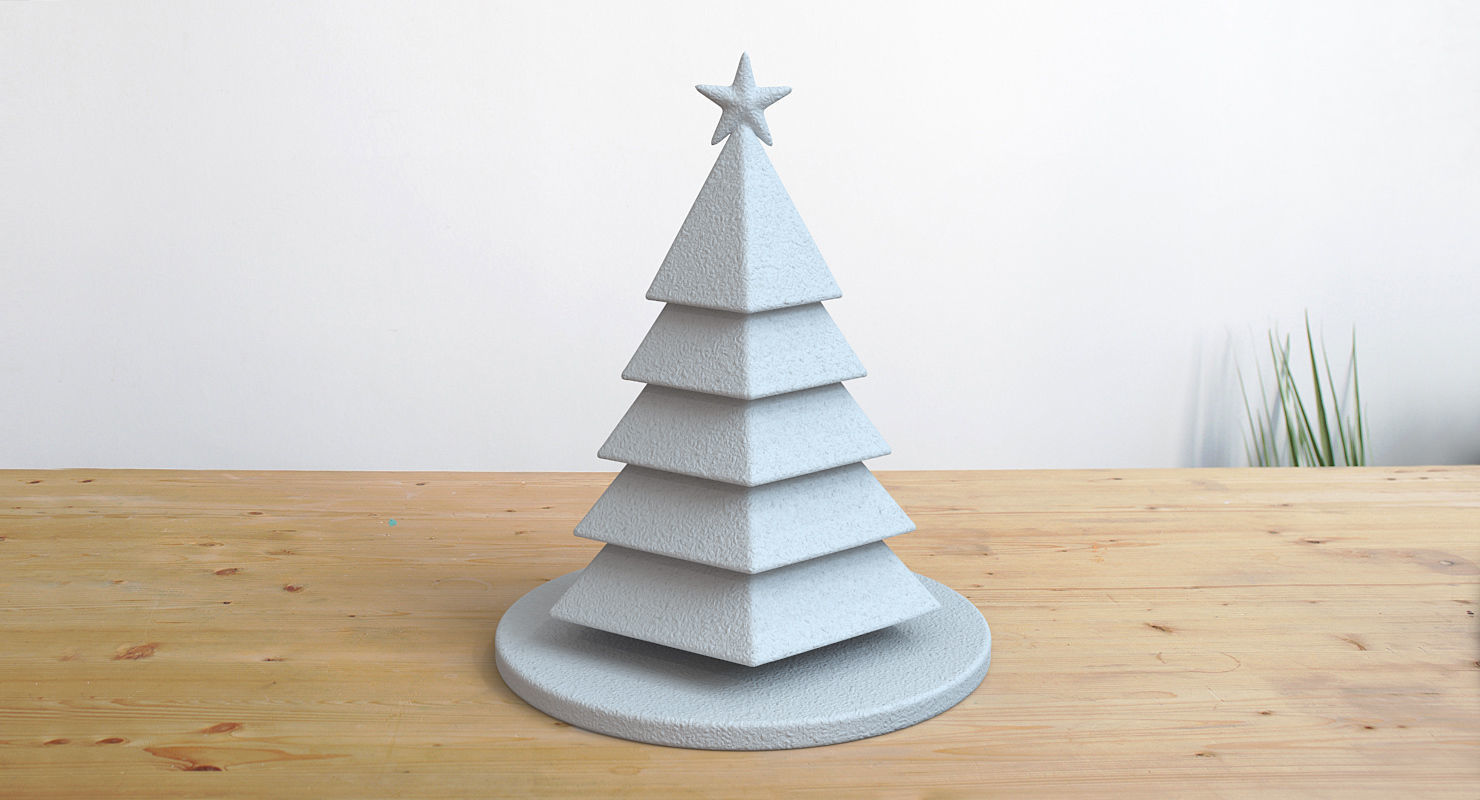 Printable Christmas Tree 01 3D print model_3