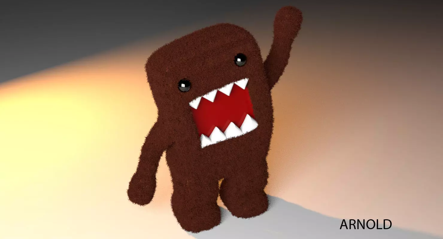 Domo By Fluffy Low-poly 3D model_0