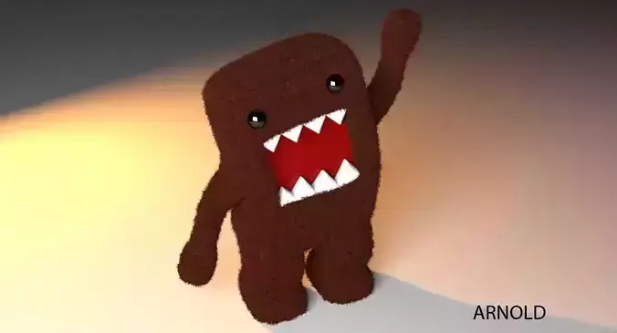 Domo By Fluffy Low-poly 3D model