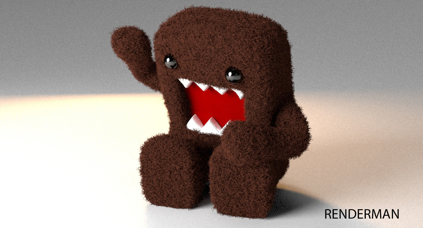 Domo By Fluffy Low-poly 3D model_5