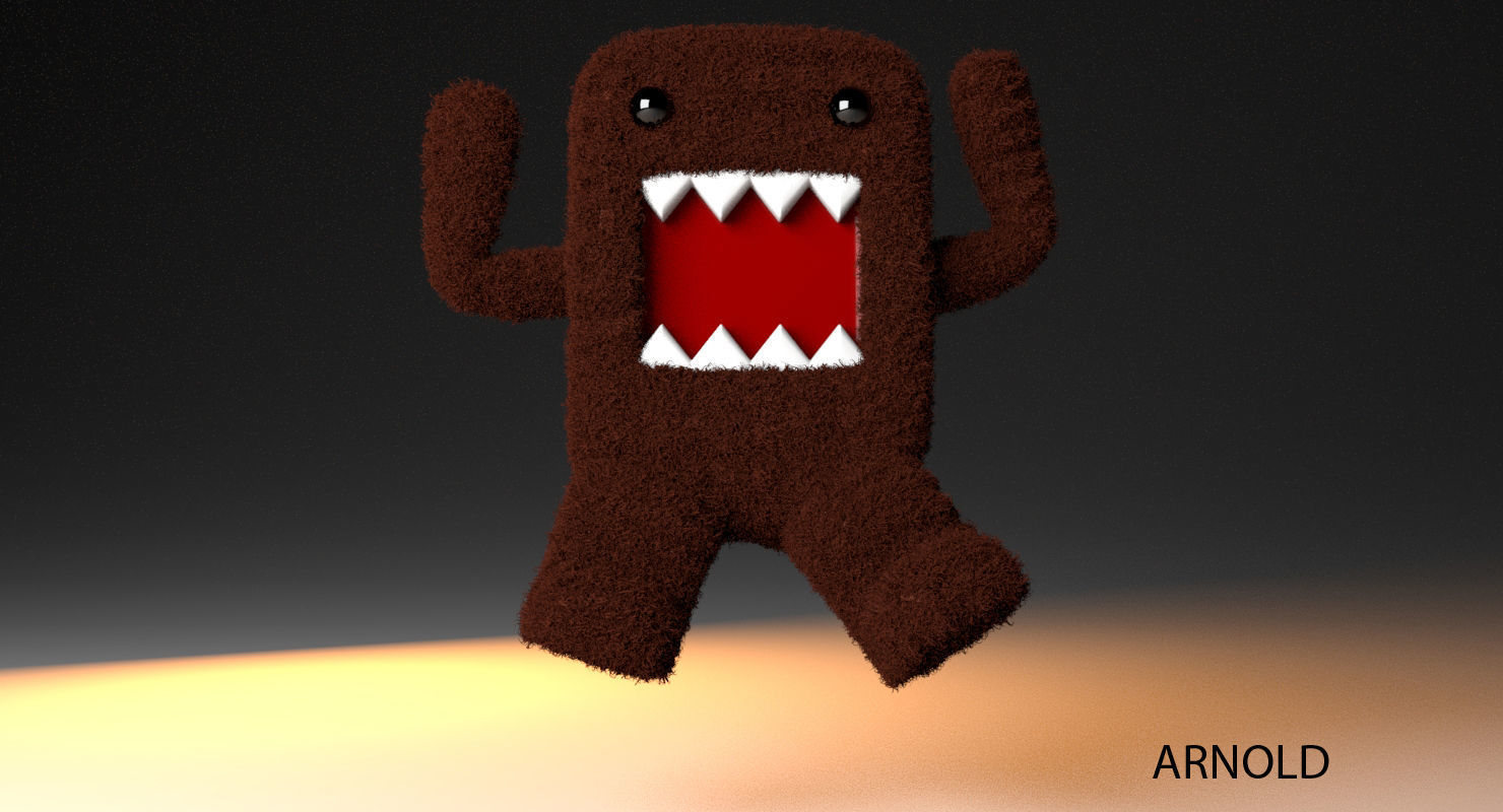 Domo By Fluffy Low-poly 3D model_10