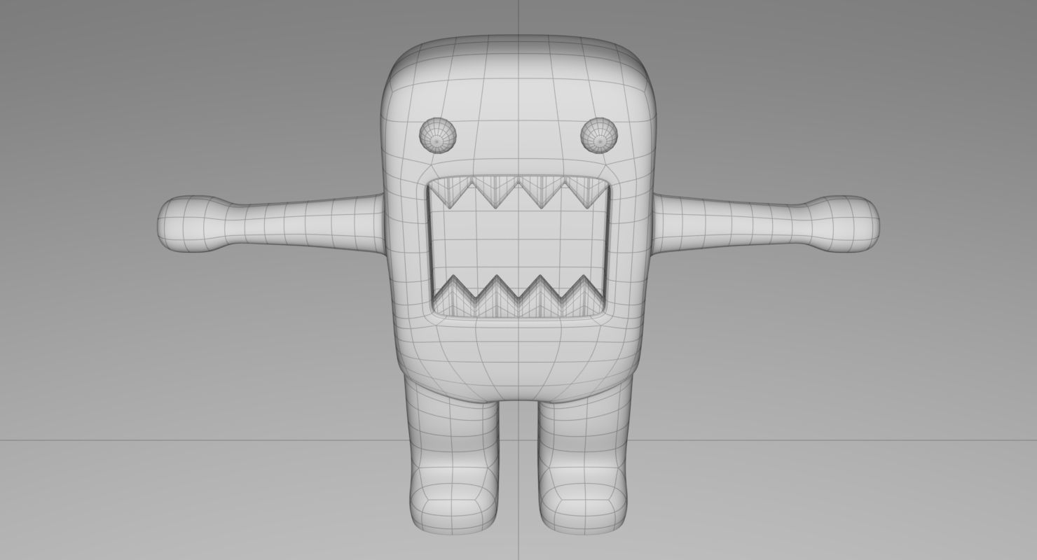Domo By Fluffy Low-poly 3D model_12