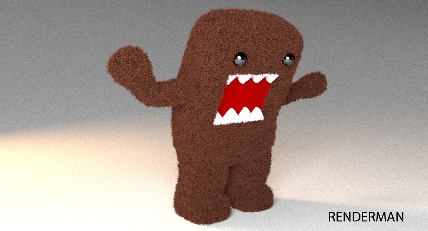 Domo By Fluffy Low-poly 3D model_7
