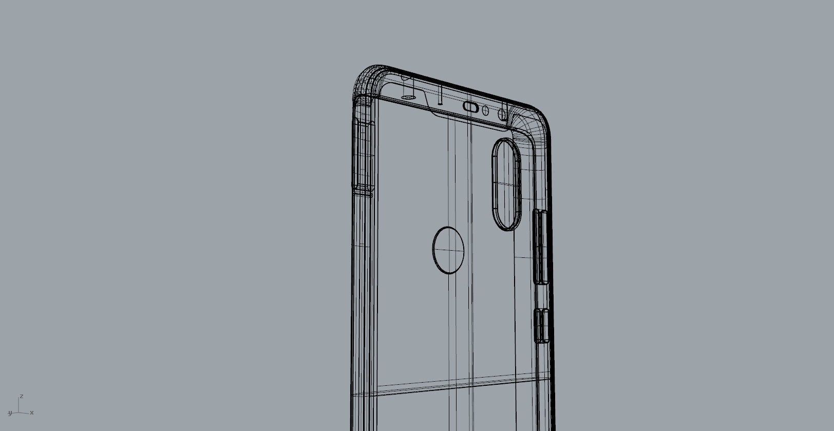 Xiaomi Redmi Note 6 Pro red phone 3D model 3D print model_46