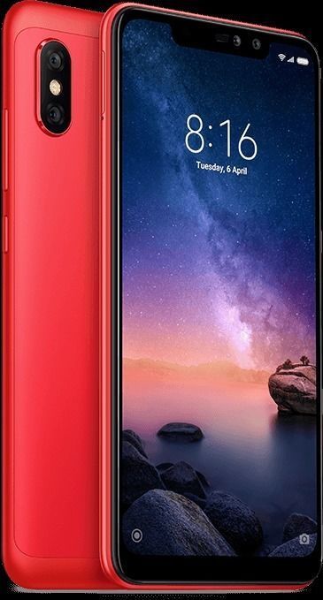 Xiaomi Redmi Note 6 Pro red phone 3D model 3D print model_8