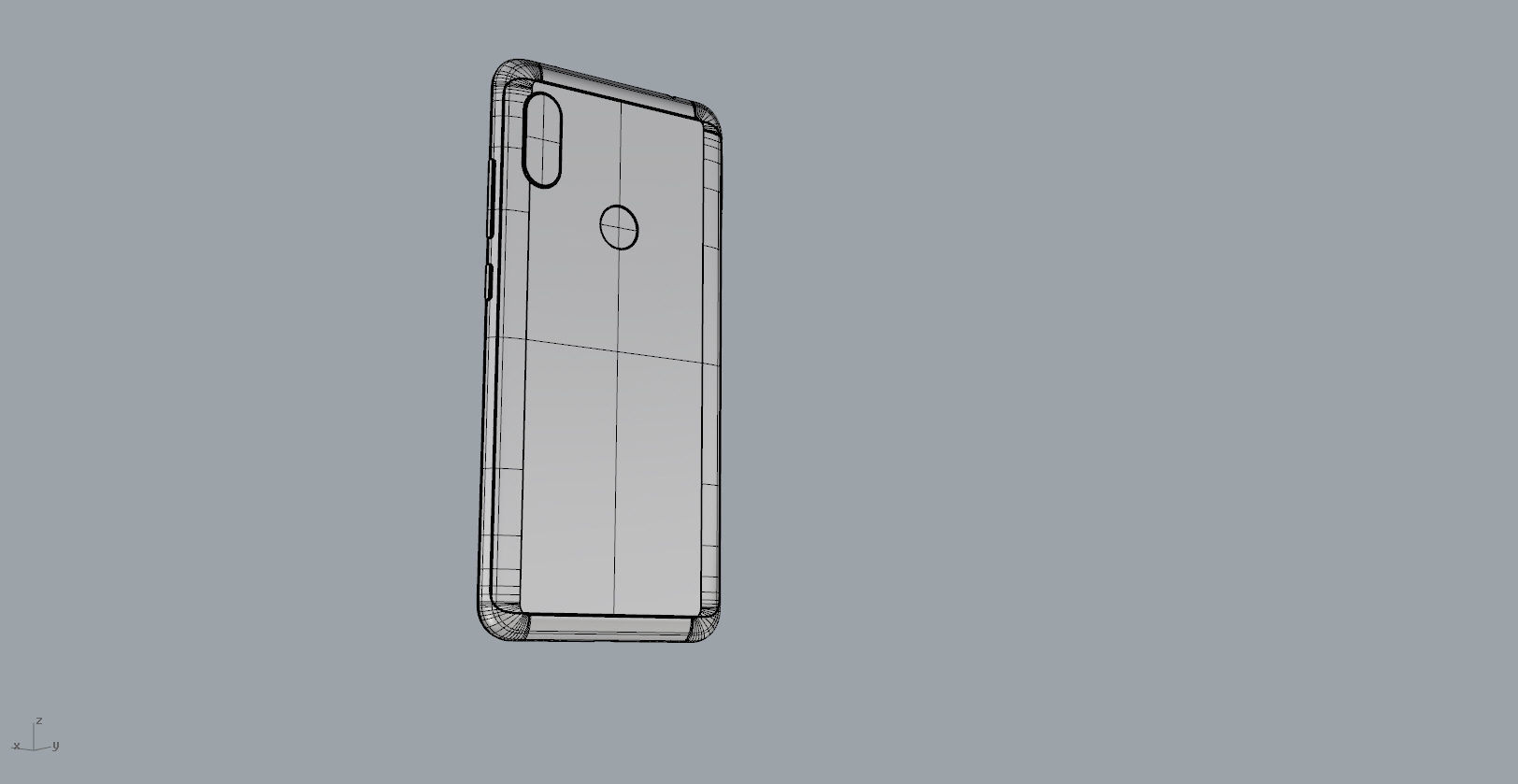 Xiaomi Redmi Note 6 Pro red phone 3D model 3D print model_33