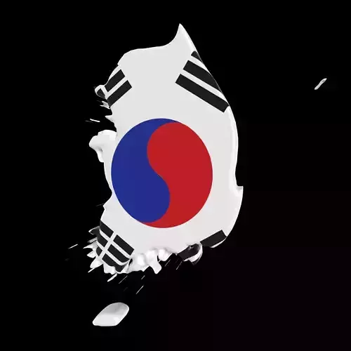 South Korea Map 