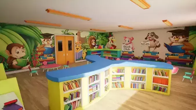 Asset - Cartoons - Library 3D model