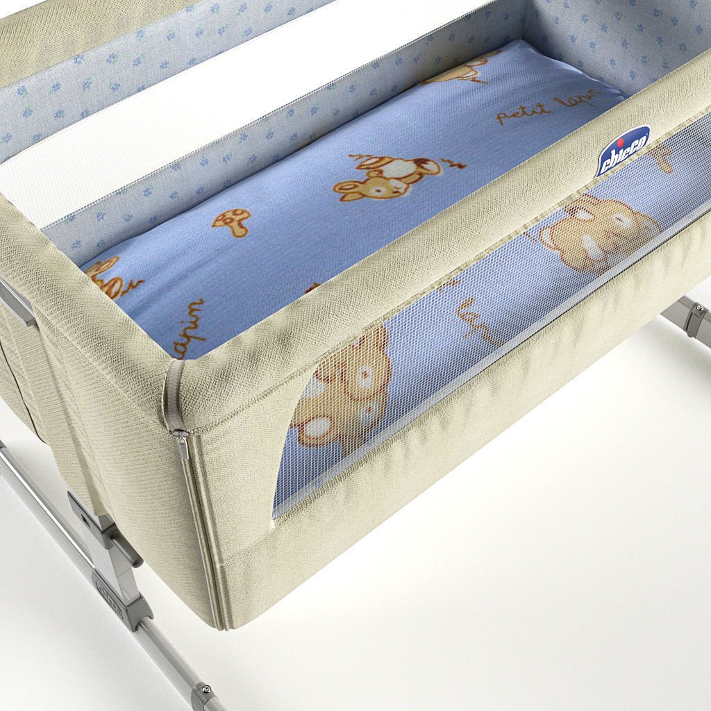 CHICCO NEXT 2 ME BEDSIDE CRIB 3D model_1