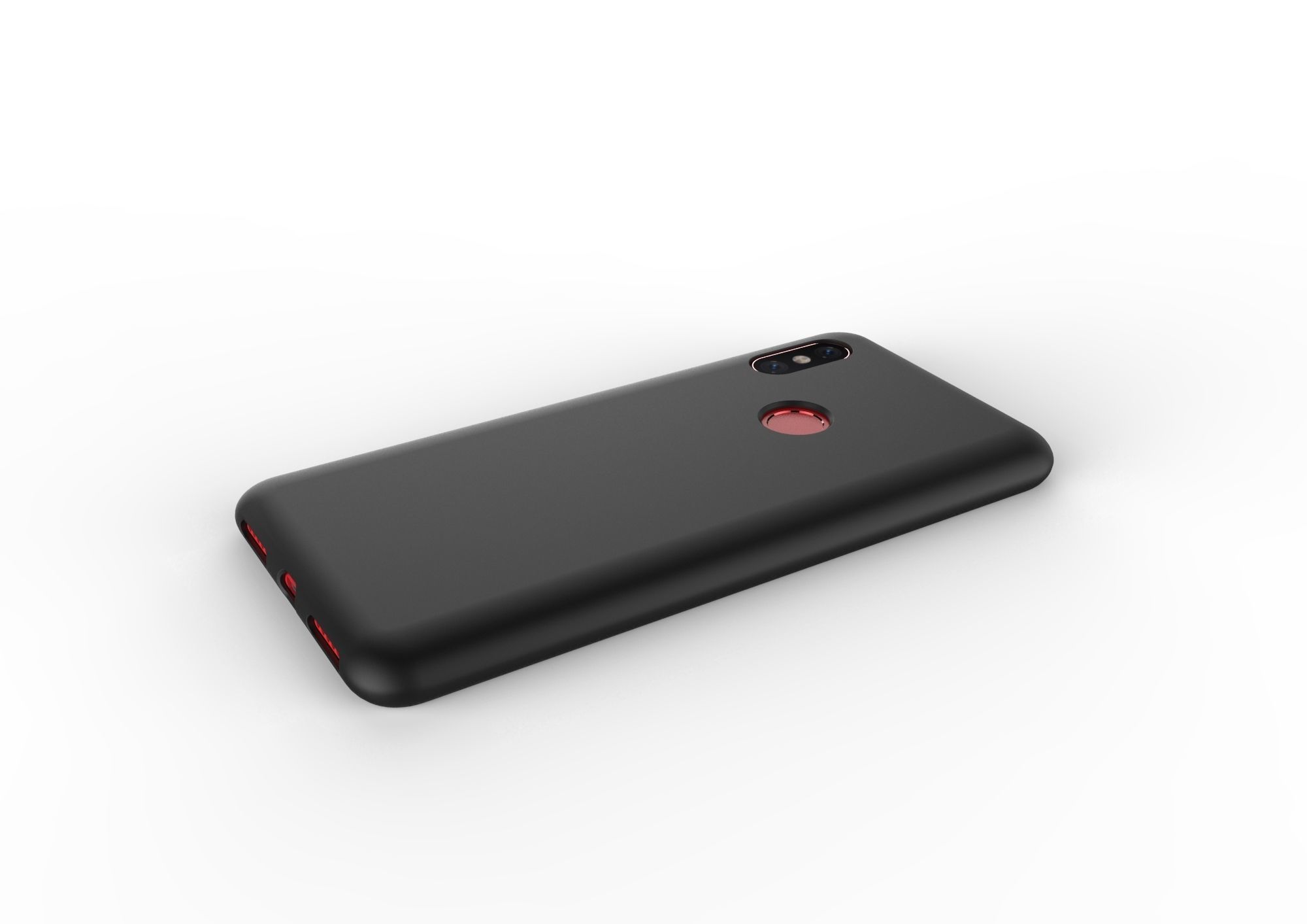 Xiaomi Redmi Note 6 Pro case Customizable other case 3D print model_6