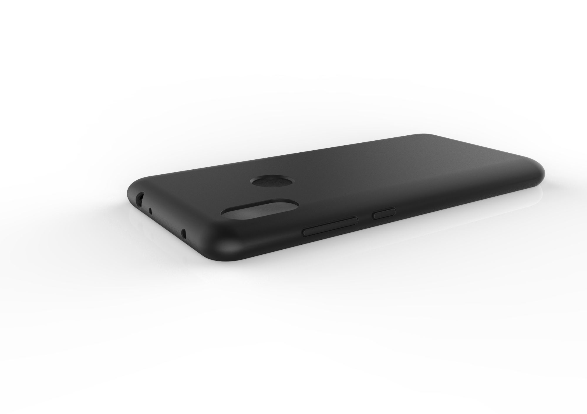 Xiaomi Redmi Note 6 Pro case Customizable other case 3D print model_3