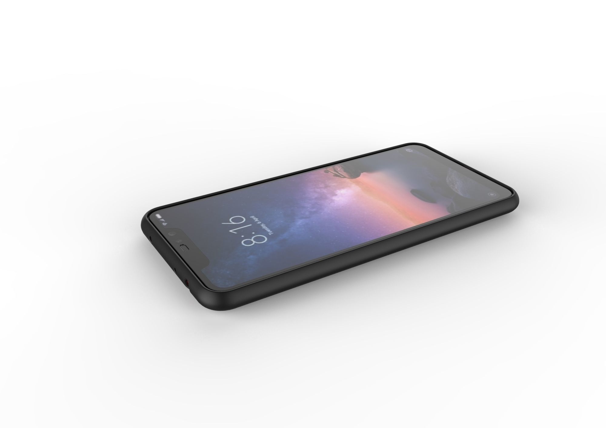 Xiaomi Redmi Note 6 Pro case Customizable other case 3D print model_7