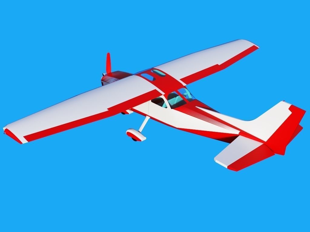 Airplane 3D model_4