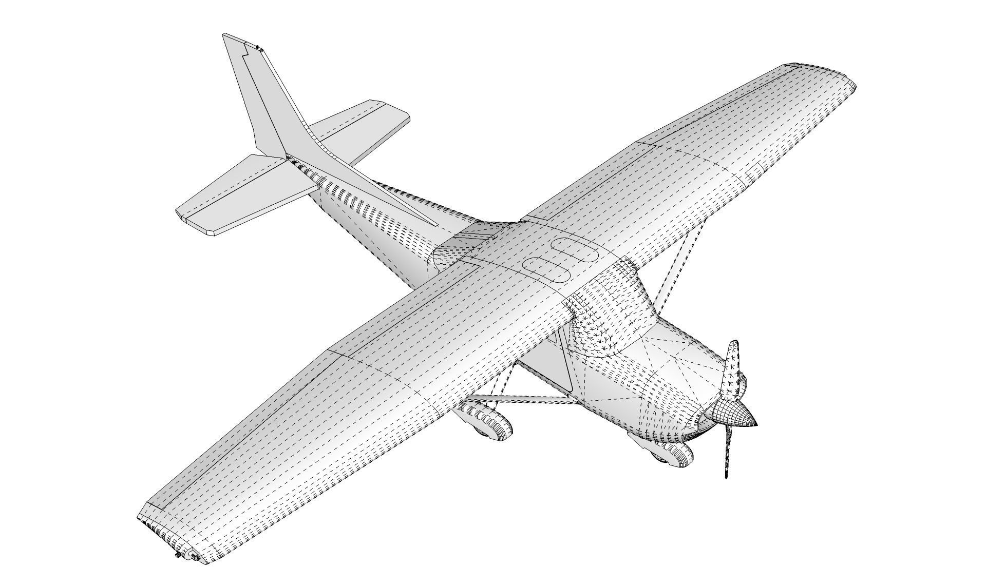 Airplane 3D model_14