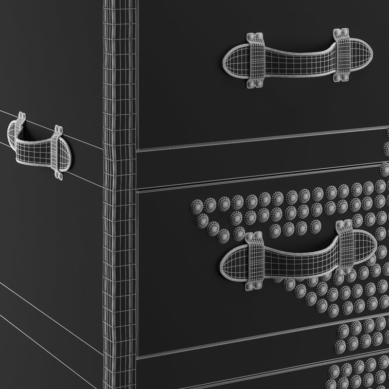 Chest of Drawers Andrew Martin Star 3D model_4