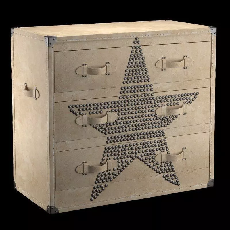 Chest of Drawers Andrew Martin Star 3D model_0