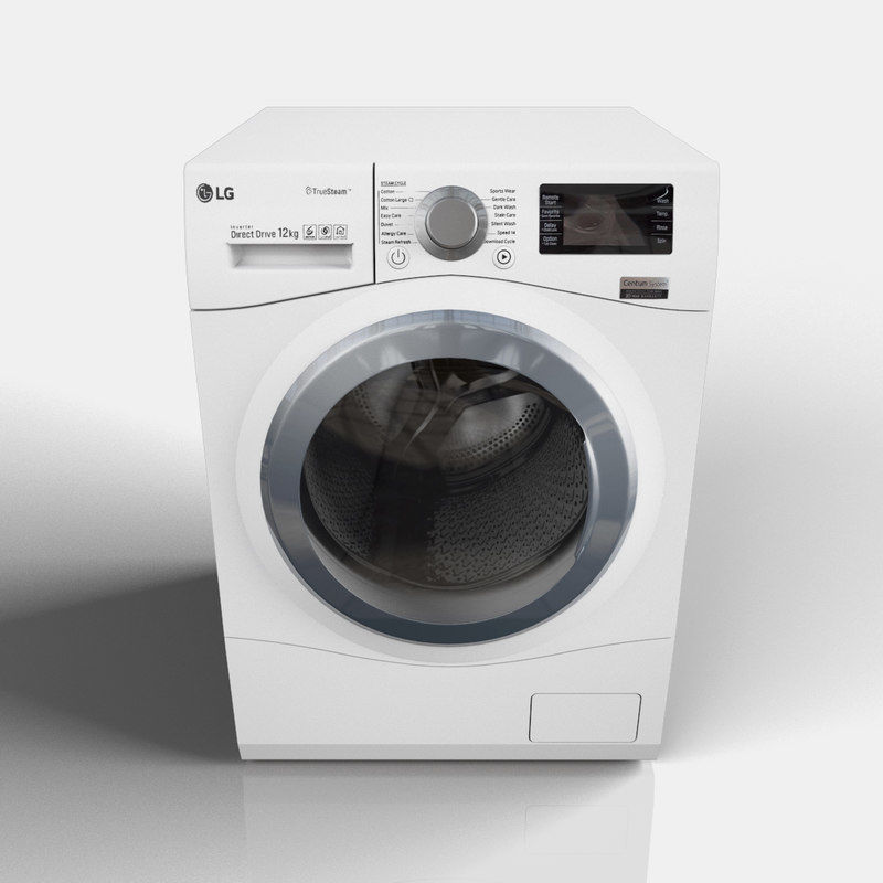 LG Turbowash Centum System Low-poly 3D model_1