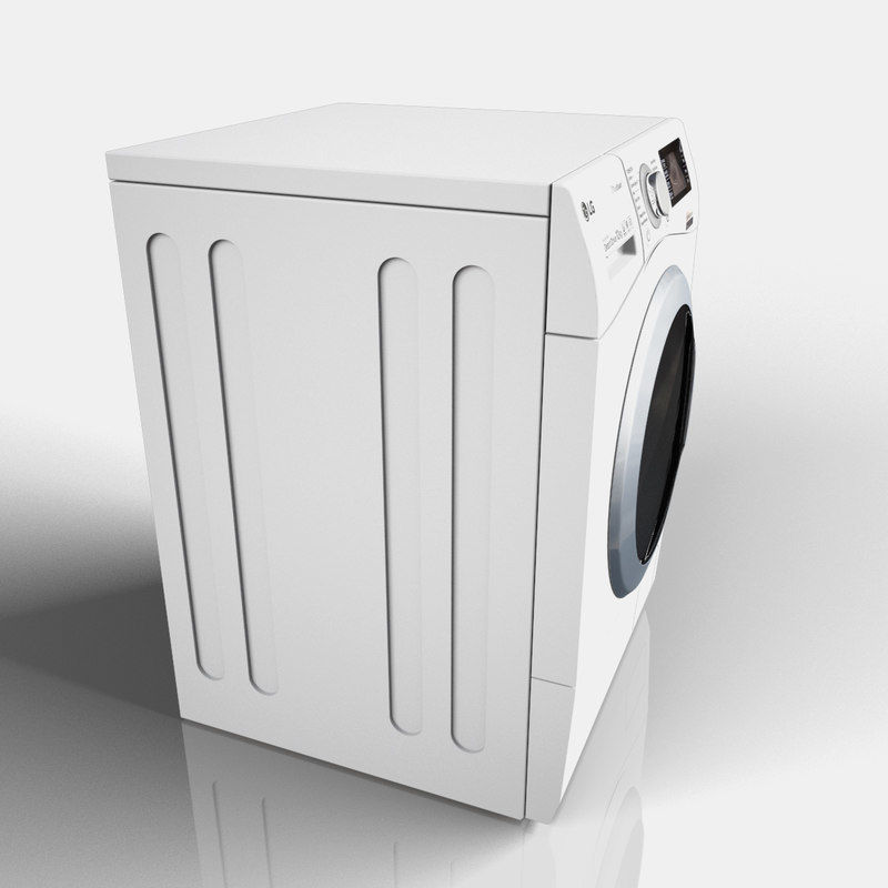LG Turbowash Centum System Low-poly 3D model_6