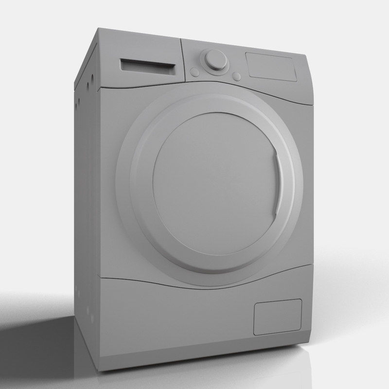 LG Turbowash Centum System Low-poly 3D model_2