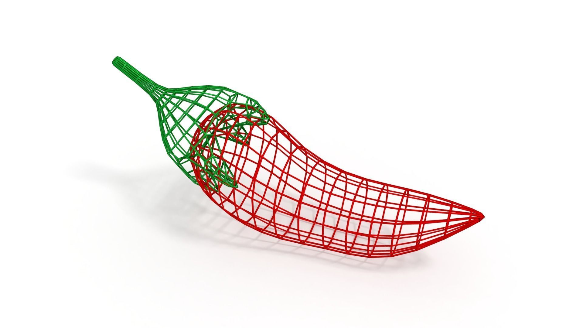 Chili Pepper 3D model_6