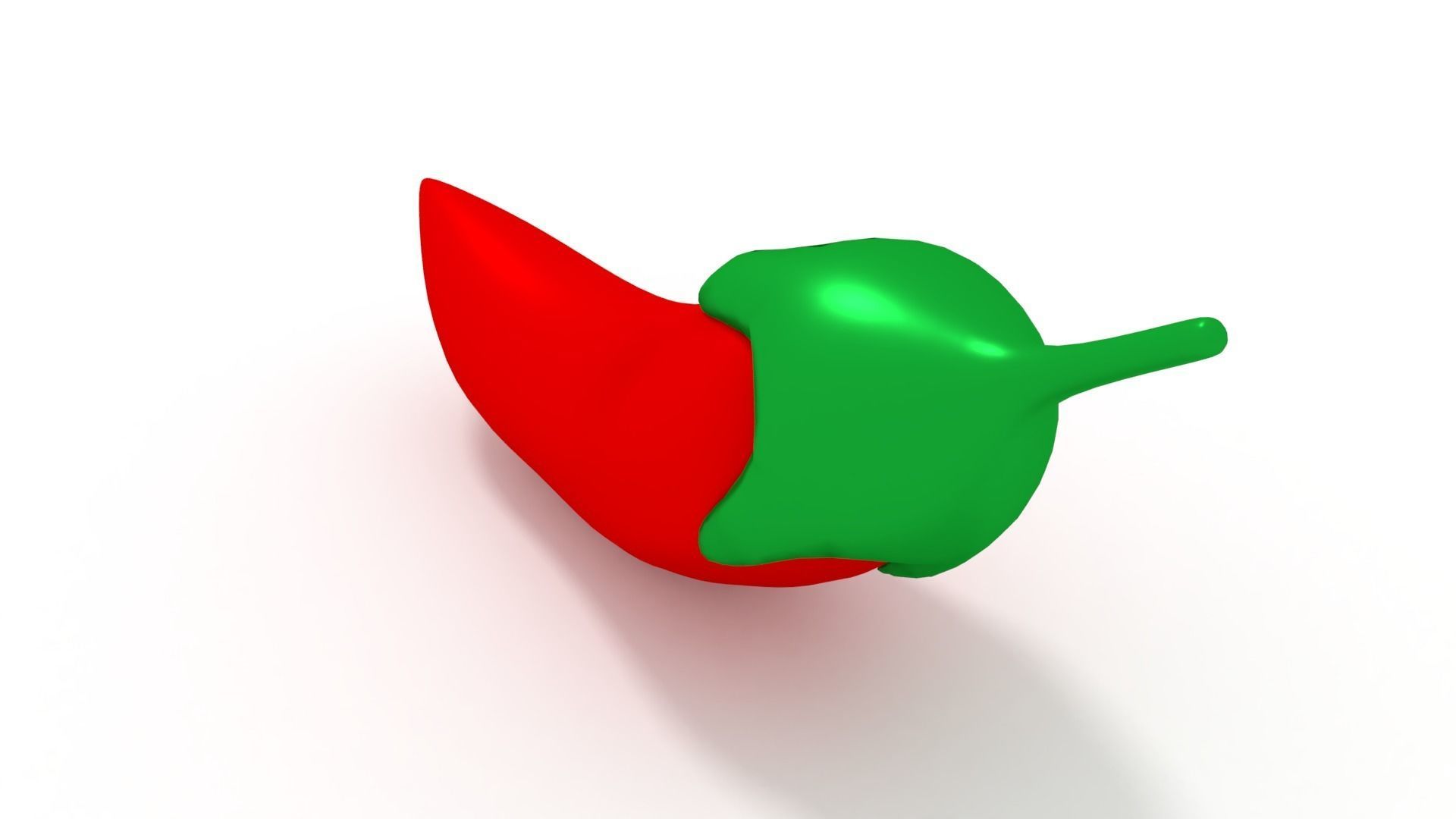 Chili Pepper 3D model_3