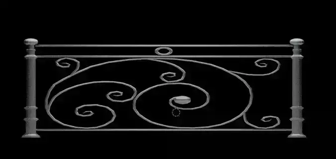 Forged Fence 3D