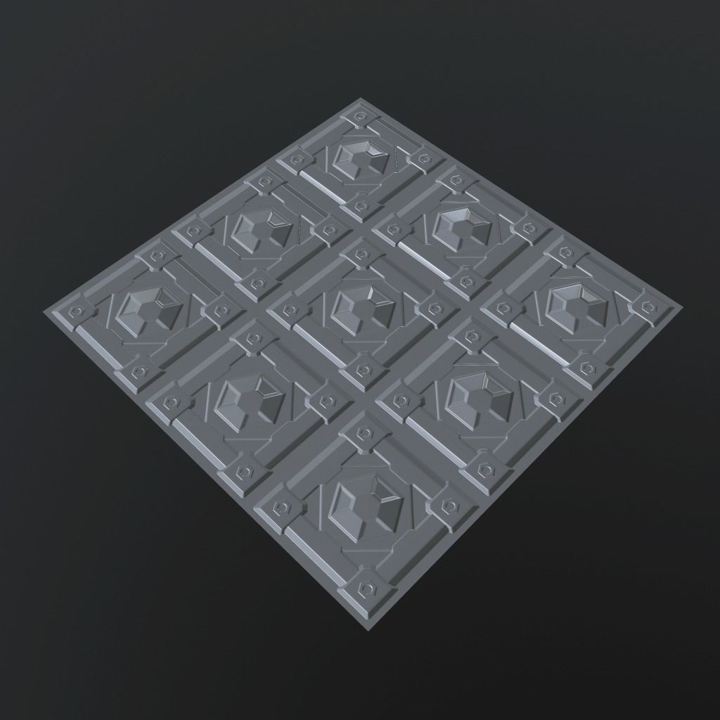 Normal map kit Hard Surface edition Texture_125