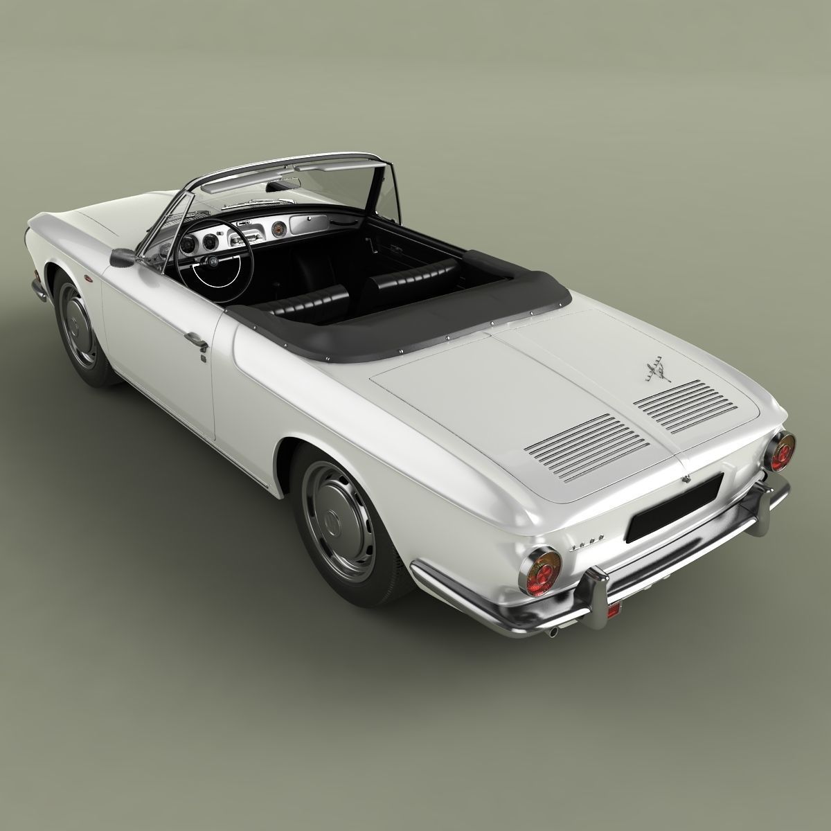 Volkswagen Karmann Ghia Typ 34 Convertible 3D model_7