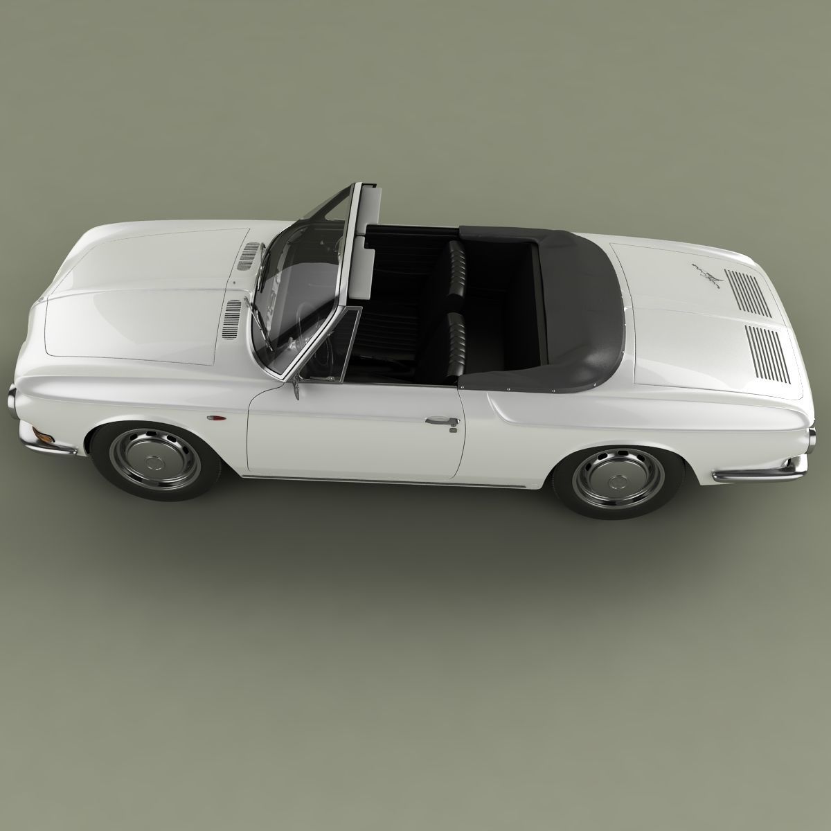Volkswagen Karmann Ghia Typ 34 Convertible 3D model_6